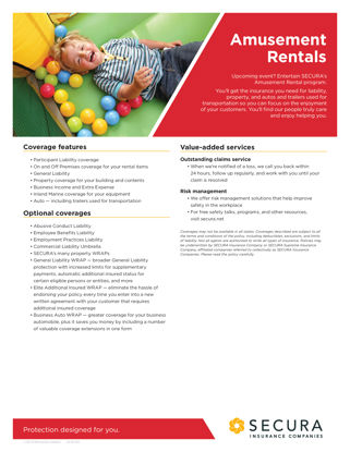 Amusement Rental Sell Sheet